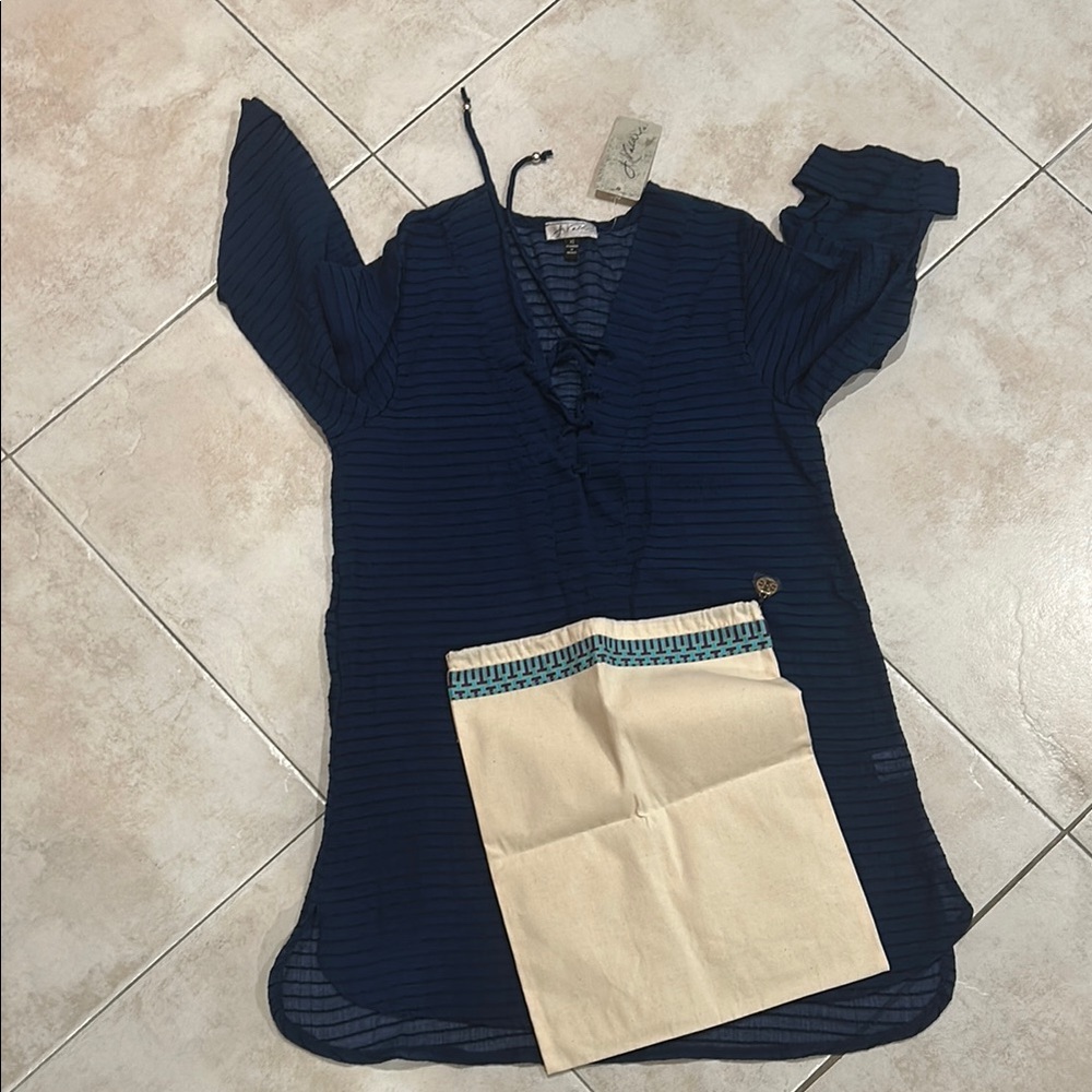 Navy Blue Women's Swim Coverup